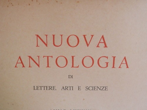 Nuova antologia 1956 canale - antologia,