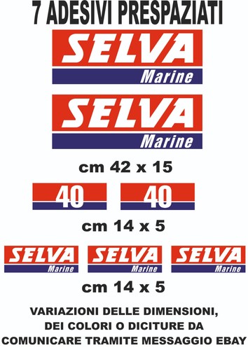 Adesivi selva marine - marine, motore