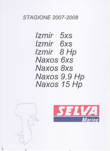 Selva 5hp 5xs 6hp - 5hp, 8hp